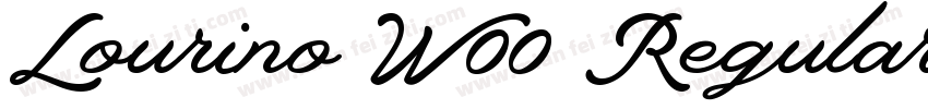 Lourino W00 Regular字体转换